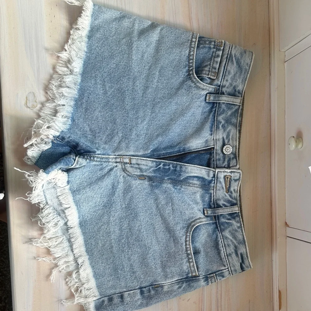 PacSun High Rise Festival Denim Shorts Size 25 - Picture 2 of 8